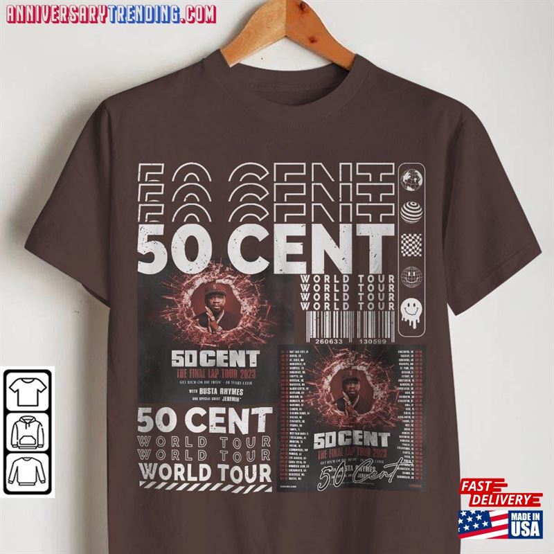50 Cent Rap Shirt Y2k Vintage Merch Album The Final Lap Tour 2023 Tickets 90S Gift For Fan 50 Cent Rap Shirt Y2k Vintage Merch Album The Final Lap Tour 2023 Tickets 90S Gift For Fan